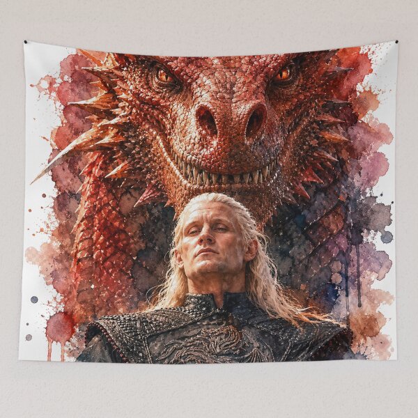 Item preview, Daemon Targaryen & Caraxes designed and sold by madkeenoff.