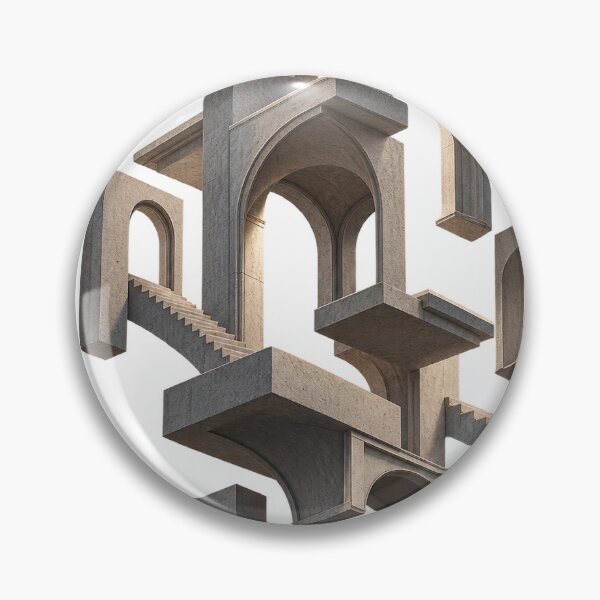 Item preview, Suspended Vaults | Impossible Architectural Sculpture Wall Art designed and sold by rigelcreation.