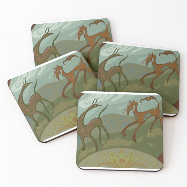 Item preview, Abstract Animal Creatures in Nature Design designed and sold by Catsi-Nook-Art.