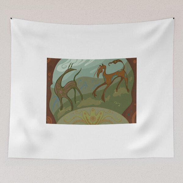 Item preview, Abstract Animal Creatures in Nature Design designed and sold by Catsi-Nook-Art.