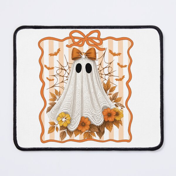 Item preview, Lace Ghost Vintage Floral Halloween Bow designed and sold by varin-studio.