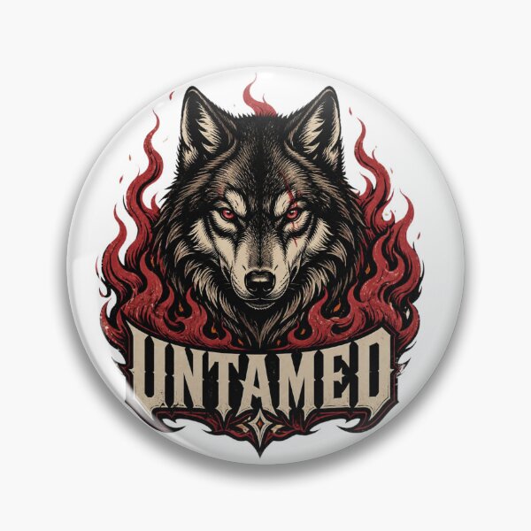 Item preview, Untamed Wolf – Fierce Wolf & Fire Streetwear designed and sold by Brain shot.