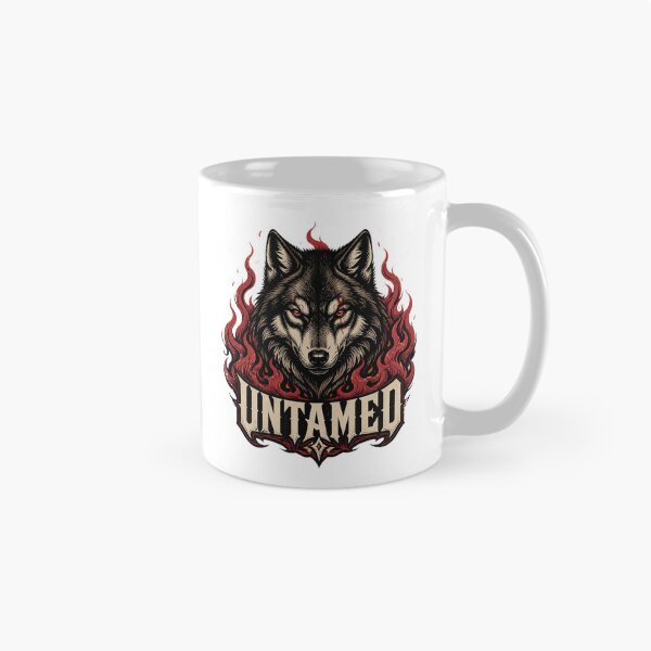 Item preview, Untamed Wolf – Fierce Wolf & Fire Streetwear designed and sold by Brain shot.
