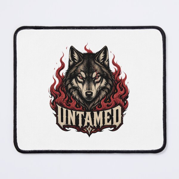 Item preview, Untamed Wolf – Fierce Wolf & Fire Streetwear designed and sold by Brain shot.
