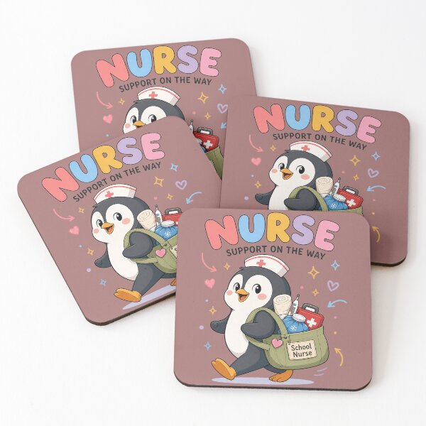 Item preview, School Nurse Penguin Support  designed and sold by MOCH- ART.