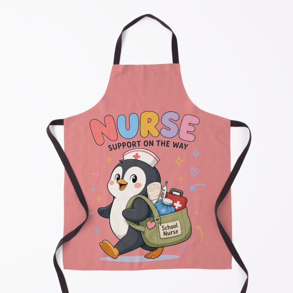 Item preview, School Nurse Penguin Support designed and sold by MOCH- ART.