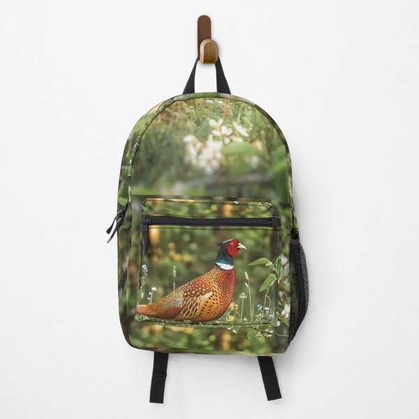 Item preview, Majestic Male Pheasant in Spring Forest Fine Art Print | Ring-Necked Pheasant Wildlife Photography Poster | Countryside Meadow Canvas | Nature Wall Art designed and sold by SergioMiklos.