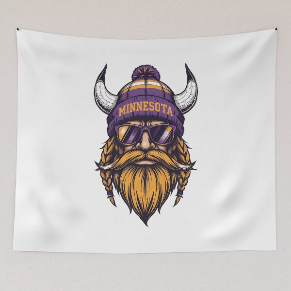 Item preview, Viking Warrior Beard With Horned Helmet Illustration designed and sold by JohnYoung63765.