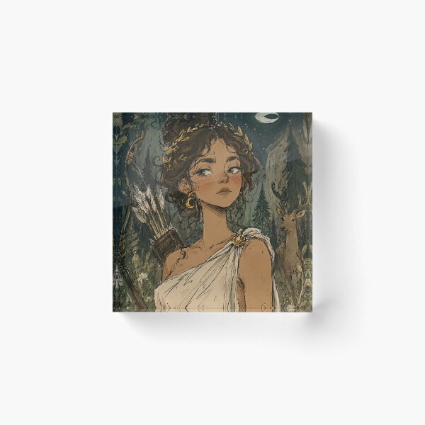 Item preview, Greek Mythology: Artemis Goddess of the Hunt designed and sold by bapupa.