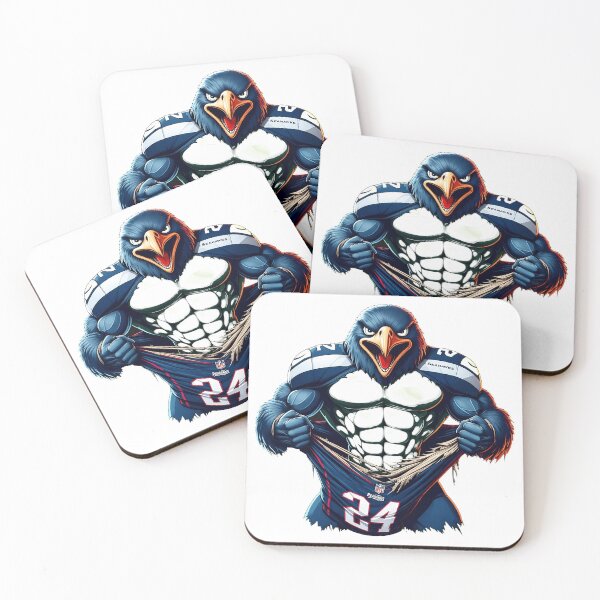 Item preview, Fierce Eagle Football Warrior Mascot Illustration Design designed and sold by JenniferP92019.