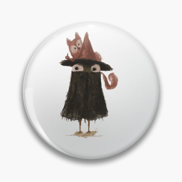 Item preview, Copy of Witch Creature with Peeking Cat designed and sold by FestosGouache.