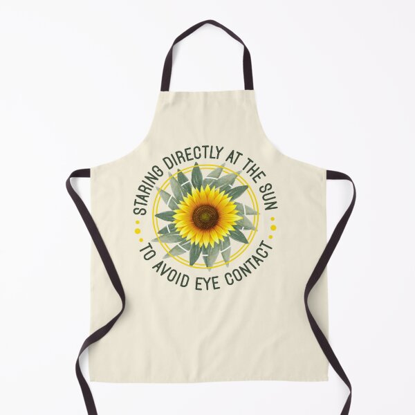 Item preview, Staring Directly At The Sun To Avoid Eye Contact - Funny Introvert Sunflower designed and sold by the-Z3nith.