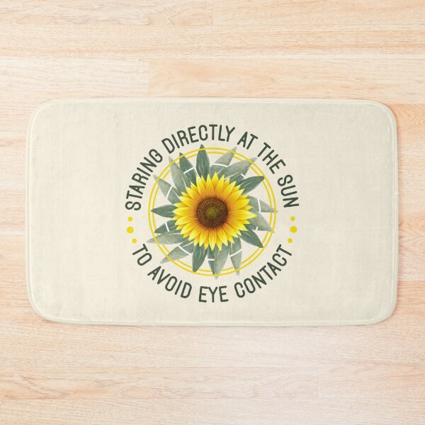 Item preview, Staring Directly At The Sun To Avoid Eye Contact - Funny Introvert Sunflower designed and sold by the-Z3nith.