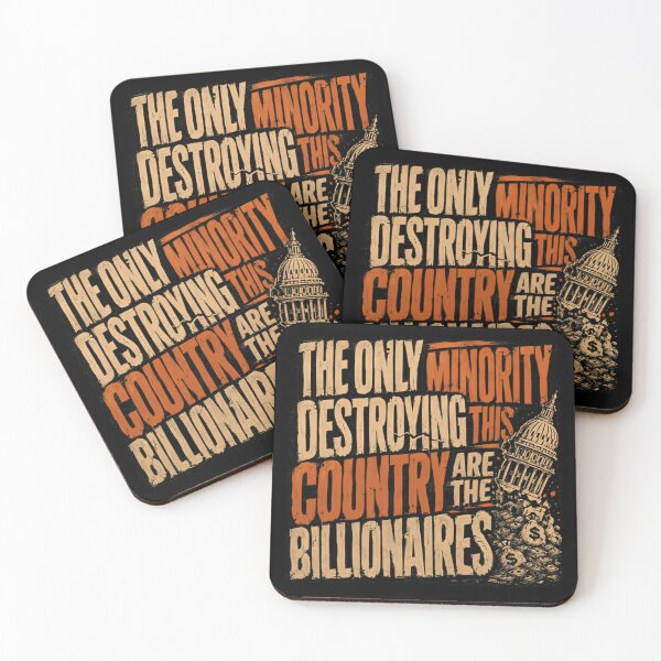 Item preview, The Only Minority Destroying This Country Are The Billionaires Anti-Billionaire Wealth Inequality Activist designed and sold by RetroMini2026.