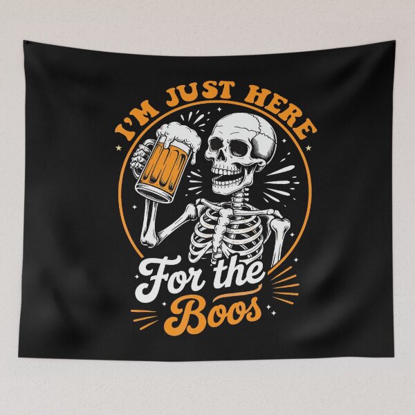 Item preview, Im Just Here For The Boos Halloween Skeleton Costume designed and sold by stershopepie.