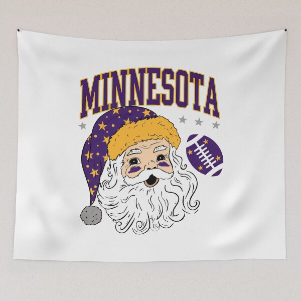 Item preview, Minnesota Football Santa Winter Team Spirit Design designed and sold by AmyColema57042.