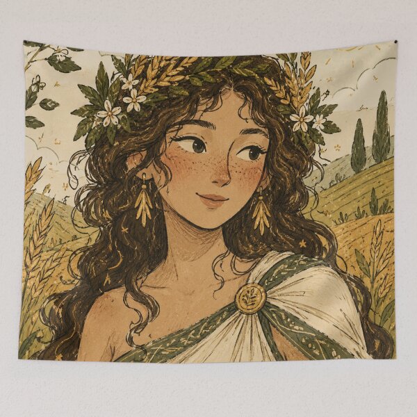 Item preview, Greek Mythology: Demeter Goddess of Agriculture designed and sold by bapupa.