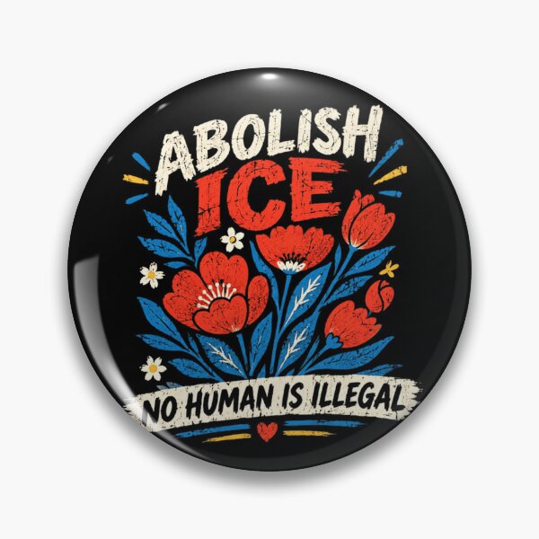 Item preview, Abolish Ice No Human Is Illegal Human Rights Advocate Social Justice Activism designed and sold by RetroMini2026.
