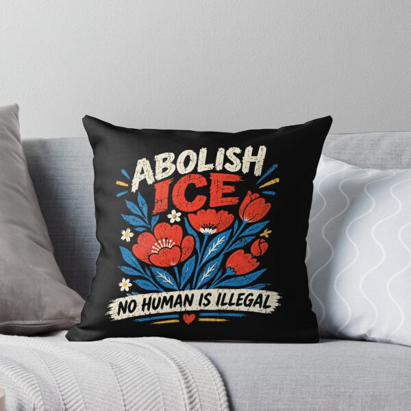 Item preview, Abolish Ice No Human Is Illegal Human Rights Advocate Social Justice Activism designed and sold by RetroMini2026.