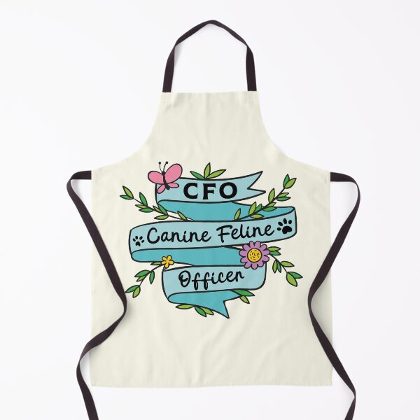 Item preview, CFO Canine Feline Officer Ribbon Graphic designed and sold by chillaxcats.