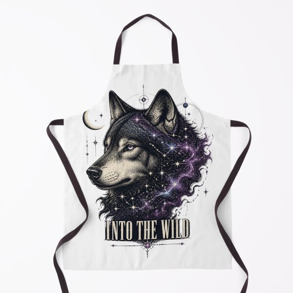 Item preview, Into The Wild – Cosmic Wolf Space Design designed and sold by Brain shot.