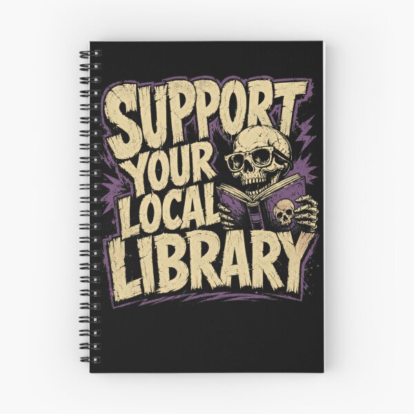 Item preview, Support Your Local Library Book Lover Librarian Reader designed and sold by HumansStuck12.