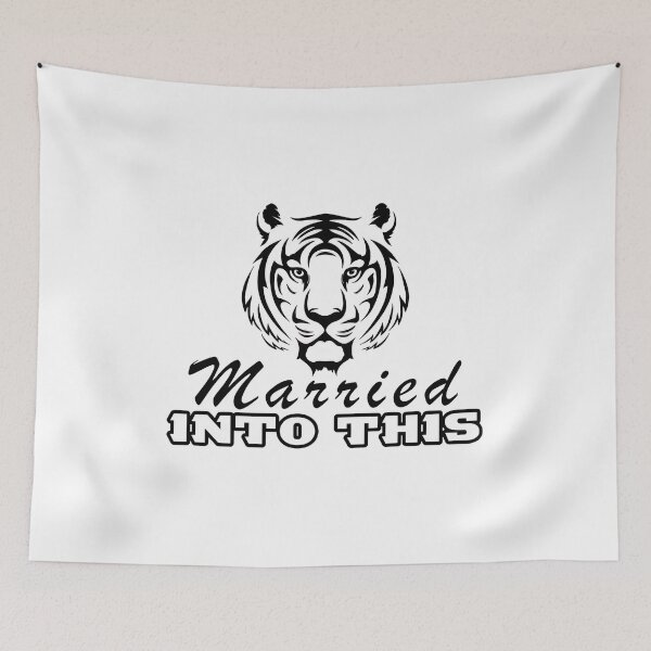 Item preview, Fierce Tiger Face Warrior Spirit Black White Design designed and sold by JohnYoung63765.