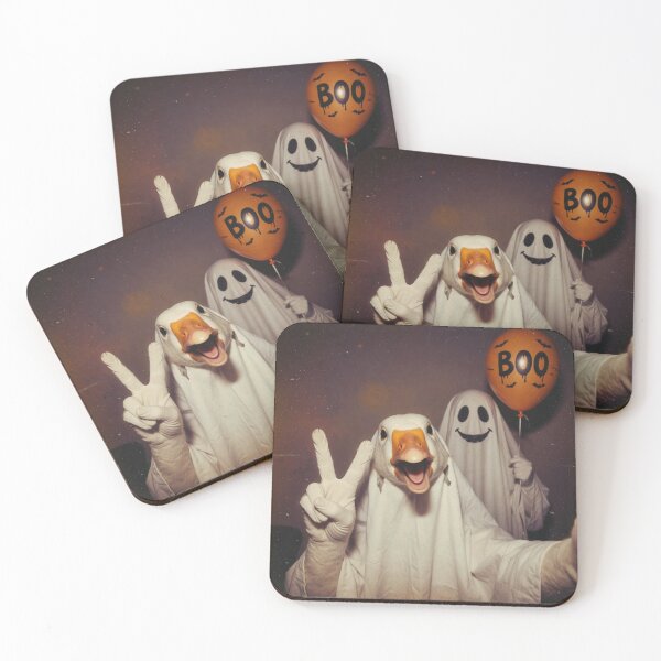 Item preview, Funny Ghost Goose Selfie Vintage Polaroid Halloween designed and sold by CF_VintageDesign.