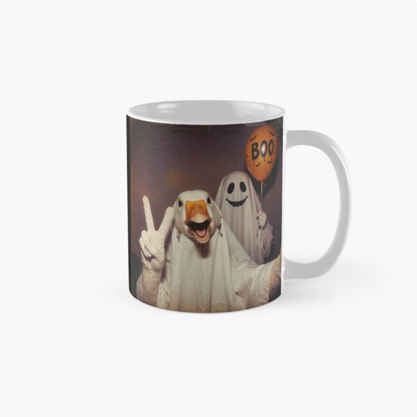 Item preview, Funny Ghost Goose Selfie Vintage Polaroid Halloween designed and sold by CF_VintageDesign.