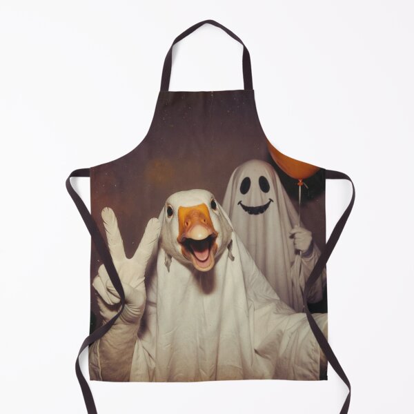 Item preview, Funny Ghost Goose Selfie Vintage Polaroid Halloween designed and sold by CF_VintageDesign.