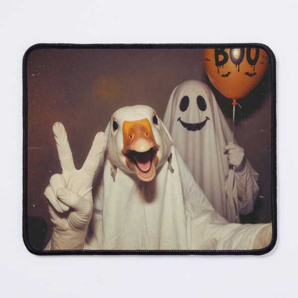 Item preview, Funny Ghost Goose Selfie Vintage Polaroid Halloween designed and sold by CF_VintageDesign.