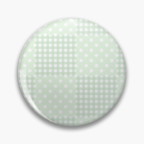 Artikelvorschau, Salbeigrüne Karos und Punkte entworfen und verkauft von SmallDart Creations.