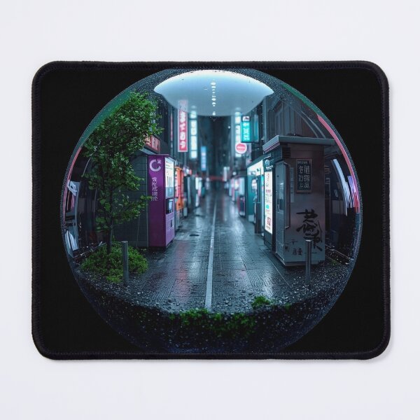 Item preview, Neon Terrarium Cyberpunk City Macro Photography Graphic designed and sold by FusionArtStyle.
