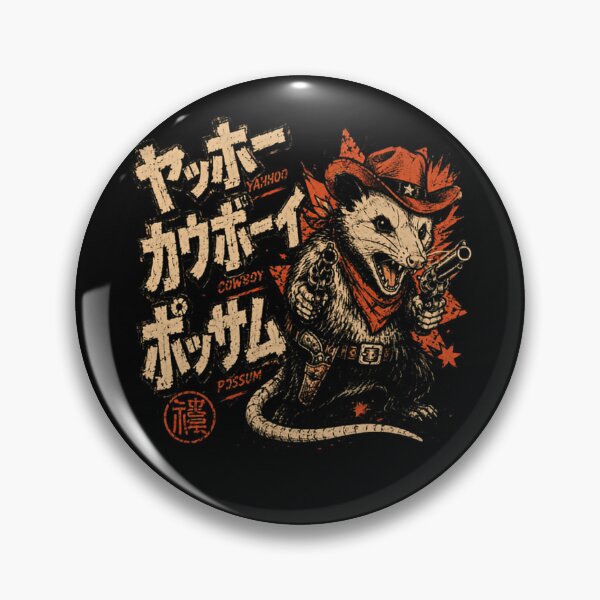 Item preview, Yahhoo Cowboy Possum Western Animal Outlaw designed and sold by RetroMini2026.