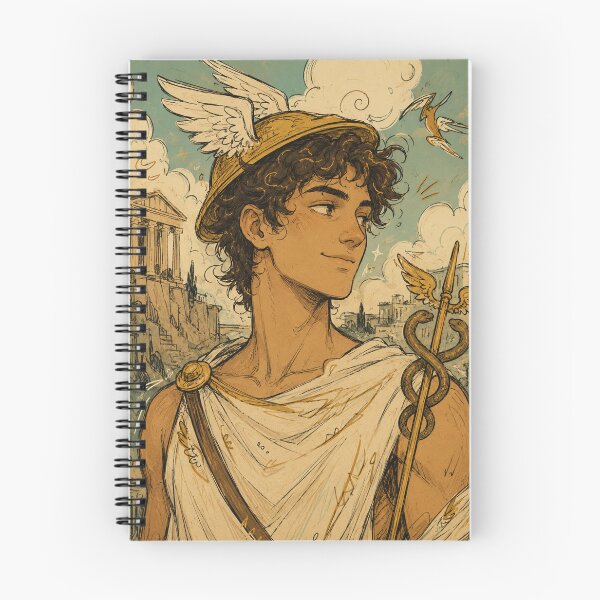 Item preview, Greek Mythology: Hermes God of Messengers designed and sold by bapupa.