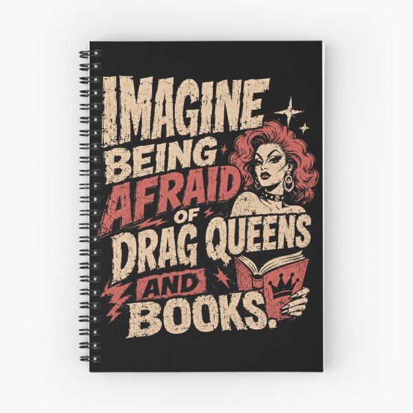Item preview, Imagine Being Afraid Of Drag Queens And Books LGBTQ+ Pride Ally Activism Reading designed and sold by HumansStuck12.