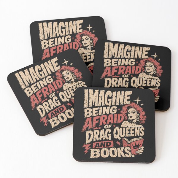 Item preview, Imagine Being Afraid Of Drag Queens And Books LGBTQ+ Pride Ally Activism Reading designed and sold by HumansStuck12.