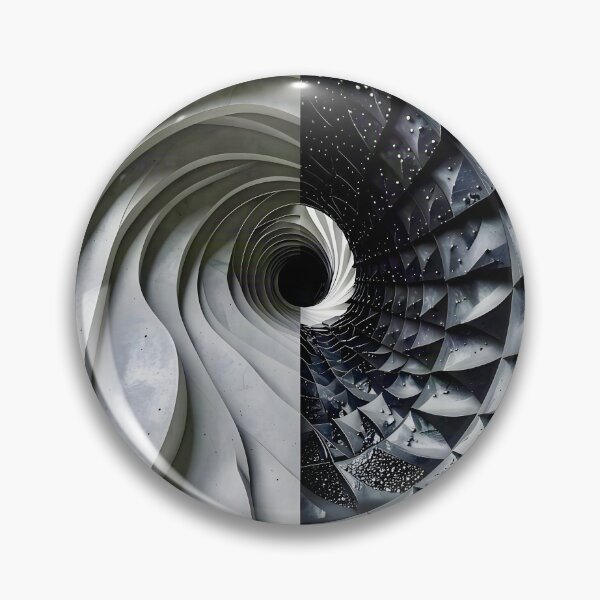 Item preview, Intricate Abstract Structures in Gray Stone designed and sold by Vicky Brago-Mitchell®.