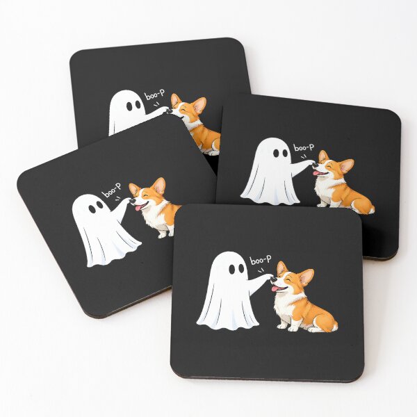 Item preview, Pembroke Welsh Corgi Boo P Ghost Halloween designed and sold by stershopepie.