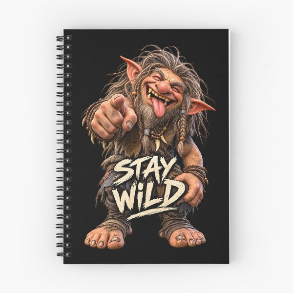 Item preview, Stay Wild Troll – Funny Norwegian Troll Nordic Folklore Design designed and sold by R3X .