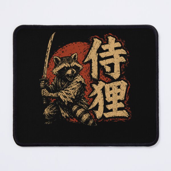 Item preview, Samurai Tanuki Japanese Warrior Raccoon Bushido Culture designed and sold by HumansStuck12.