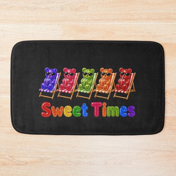 Item preview, Cool Crystal Gummy Bears Relaxing In Beach Chairs designed and sold by ArtisticDesignsbyLinda.