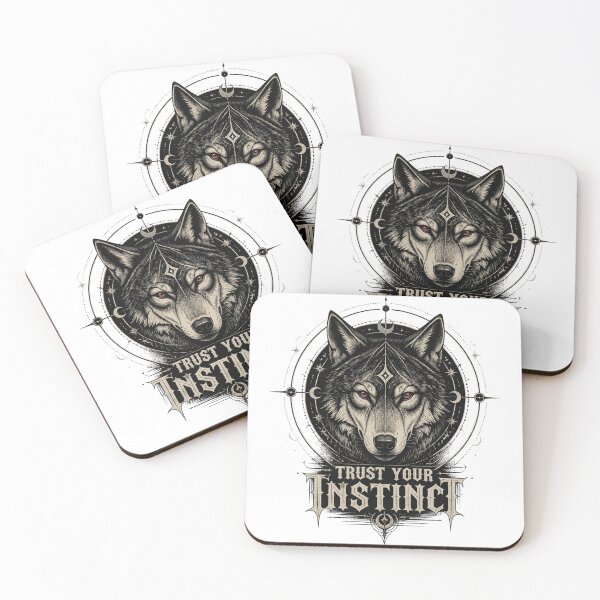Item preview, Trust Your Instinct – Mystic Wolf Streetwear designed and sold by Brain shot.