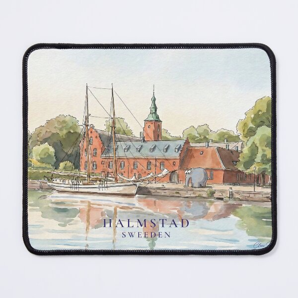 Item preview, Halmstad Castle with Decorative Ship designed and sold by clausbjoern.