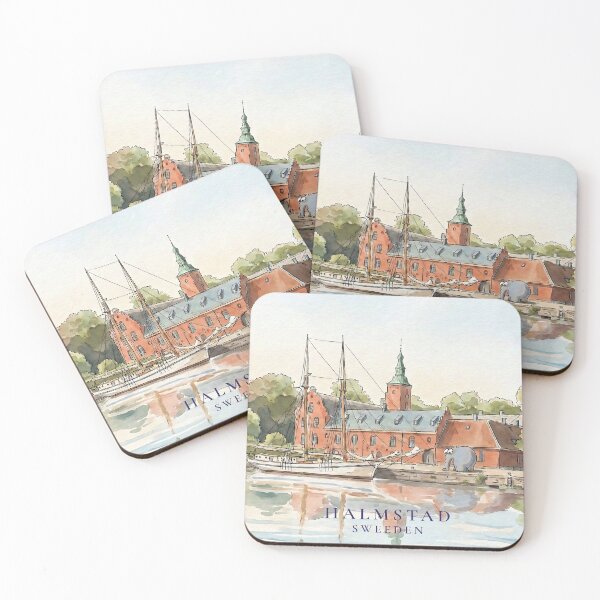 Item preview, Halmstad Castle with Decorative Ship designed and sold by clausbjoern.