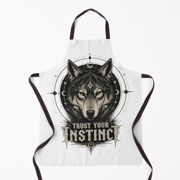 Item preview, Trust Your Instinct – Mystic Wolf Streetwear designed and sold by Brain shot.