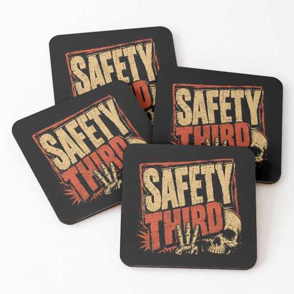 Item preview, Safety Third Daredevil Risk Taker Dangerous Profession Extreme Sports Rebel designed and sold by HumansStuck12.