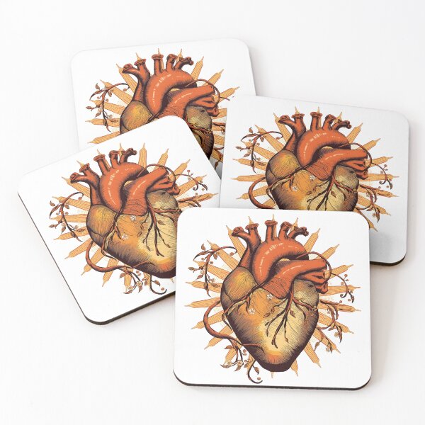 Item preview, Retro Groovy Radiant Heart Art designed and sold by ameetlumiere.