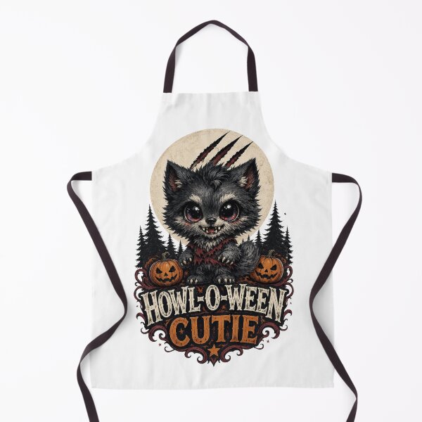 Item preview, Howl-O-Ween Cutie - Cute Werewolf Halloween designed and sold by Kromia.