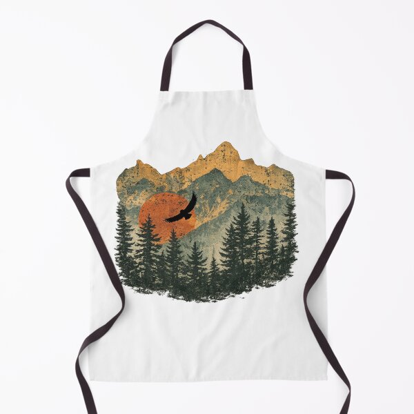 Item preview, Vintage Mountain Eagle Sunset Wilderness designed and sold by CreativeNest Prints.